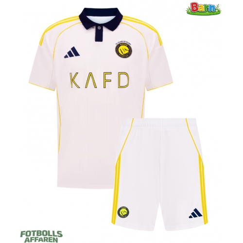 Al-Nassr Tredjeställ Barn 2025-26 Kortärmad (+ Korta byxor)